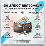 ECB verhoogt rente opnieuw wat merk je daarvan in je portemonnee